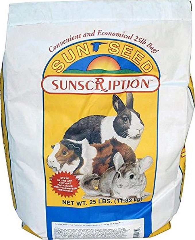 Sun Seed Company Sss49135 Vita Prima Daily Diet Chinchilla Food, 25-Pound