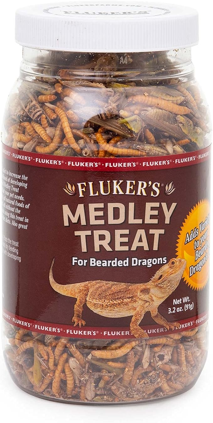 Fluker's Bearded Dragon Medley Treat Food, 3.2-Ounce (72023)