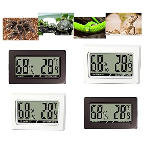 Practical Digital Hygrometer Thermometer for Vivariums and Incubators with Accurate Measurements and Humidity for Eggs and Humidity Control
