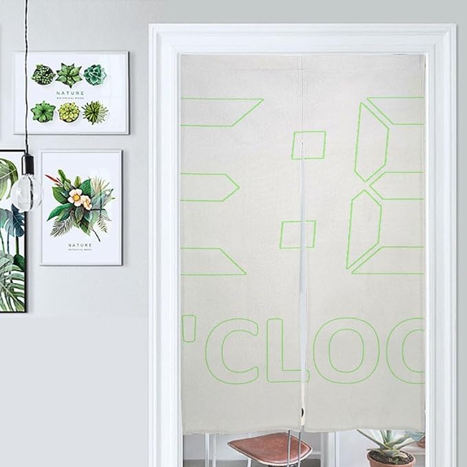 Love Beer O'Clock Light Blocking Door Curtain, Suitable for Bedroom Entrance