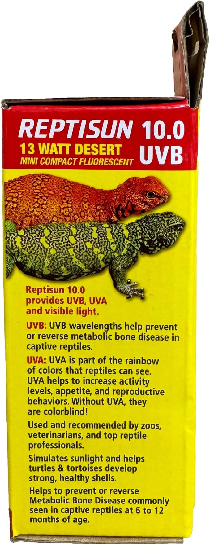 Zoo Med ReptiSun 10.0 UVB Mini Compact Fluorescent 13 Watt (4 Pack)