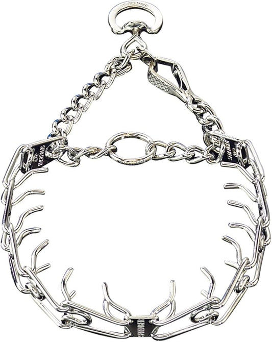 Herm Sprenger Pet Supply Imports Stainless Steel Training Collar with Quick Release Snap for Dogs, Small, 2.25mm, Fits Necks up to 14"
