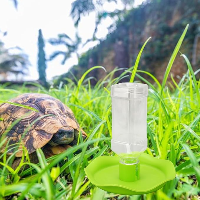 Reptile Breeding Tools Reptile Hatching Supplies Refill Reptile Water Bowl Reptile Water Dispenser Pet Water Feeder for Bearded Dragon Leopard Gecko Snake Lizard Gecko