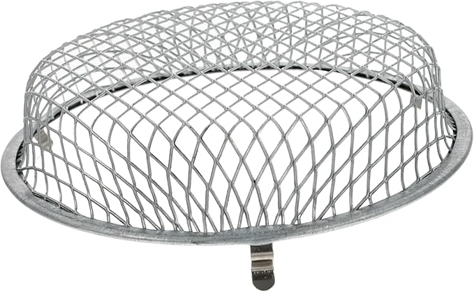 Totority Reptile Heating Lamp Shade 5.5 Inch Sturdy Scald Mesh Cover for Reptile Box Heat Lamp Guard Compatible Fixtures