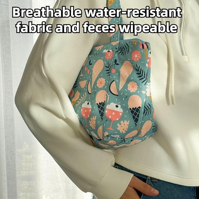 Warm Bird Carrier Bag for Winter Shoulder/Hand Bag Outdoor Portable Travel Carrier with Air Holes for Parakeets Lovebirds Conures Quarkes Caique (Yellow,Medium)