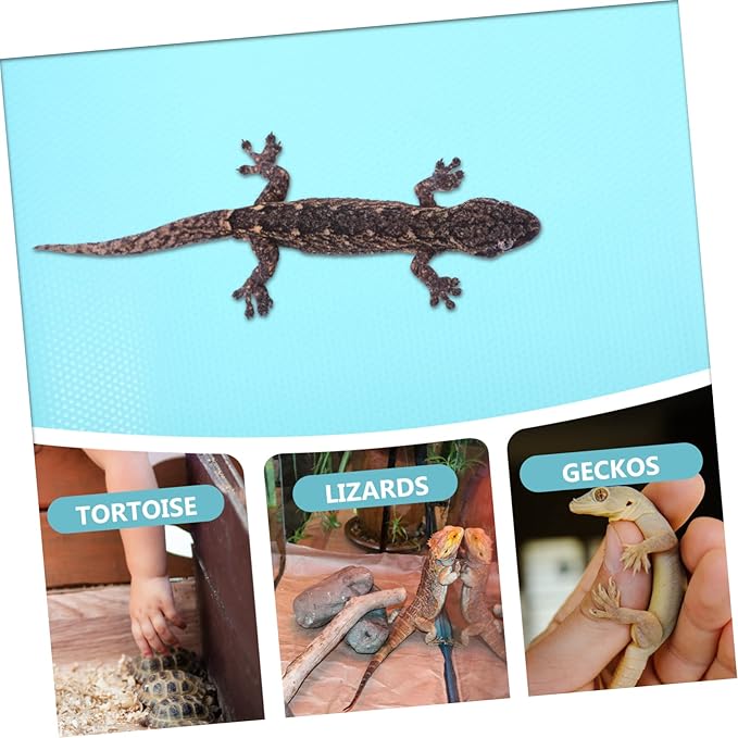 BESPORTBLE 200m Reptile Carpet for Bearded Dragons and Snakes Soft Washable Terrarium Bedding Mat Lightweight and Portable Reptile Substrate for Tortoises and Lizards