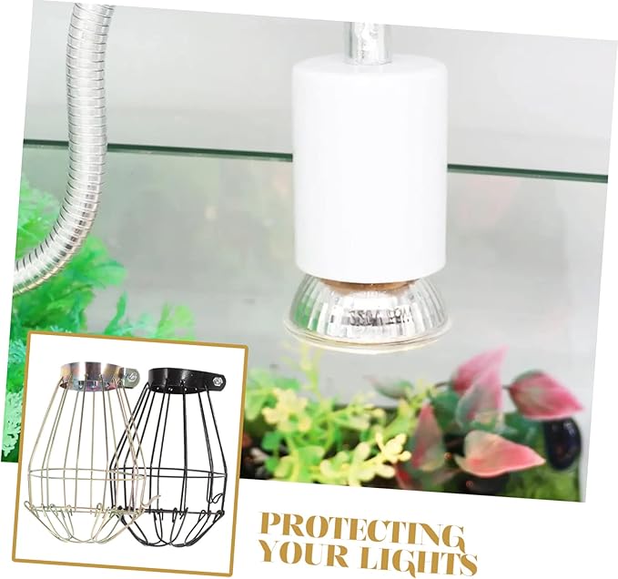 BESPORTBLE 2pcs High Strength Scalding Heat Lamp Guard Reptile Box Lamp Cover Heat Dissipation Mesh