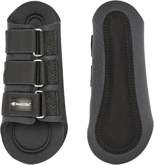 SmartEquine Neoprene Splint Boots for Horses | Premium Leg Protection and Support Boot for Equine Comfort | Durable, Flexible Horse Support Boots for Enhanced Performance and Safety (Large (L))