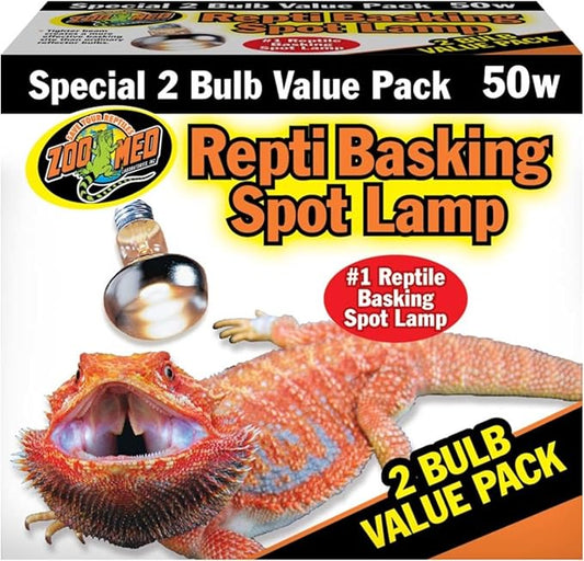 Zoomed Repti Basking Spot Lamp 50 W, 2 pk (Pack of 2)