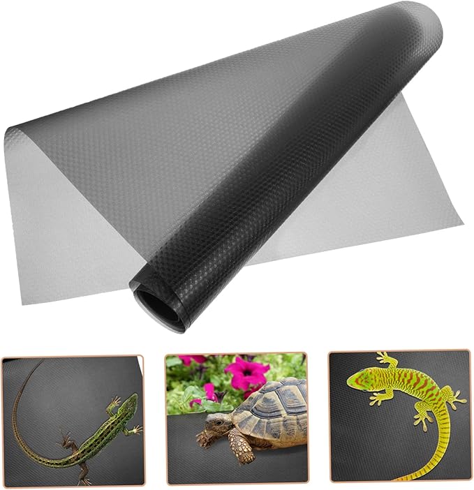 Bearded Dragon Reptile Carpet Durable Terrarium Mat for Lizard Gecko Snake Turtle Non Slip Substrate Bedding for Easy Clean Up and Use