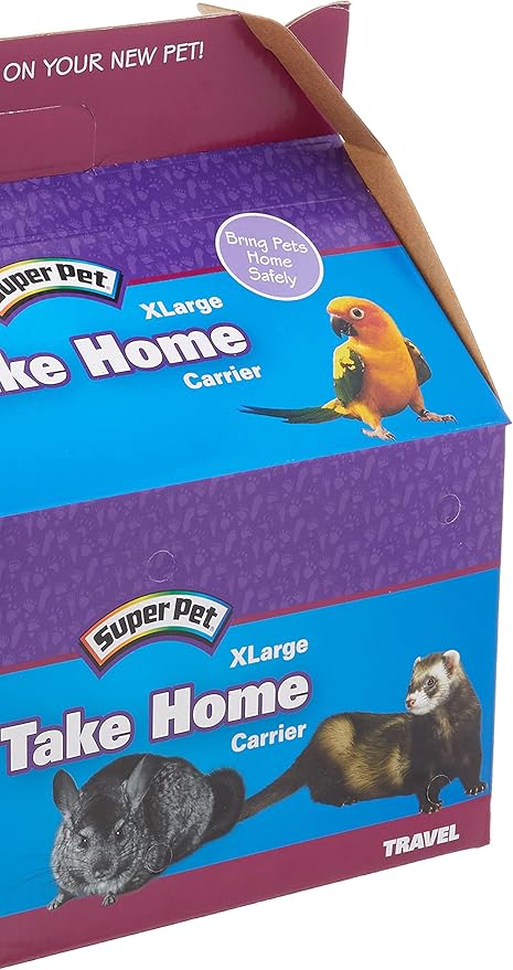 Kaytee Take-Home Pet Carrier/Box, X-Large, 50 per case