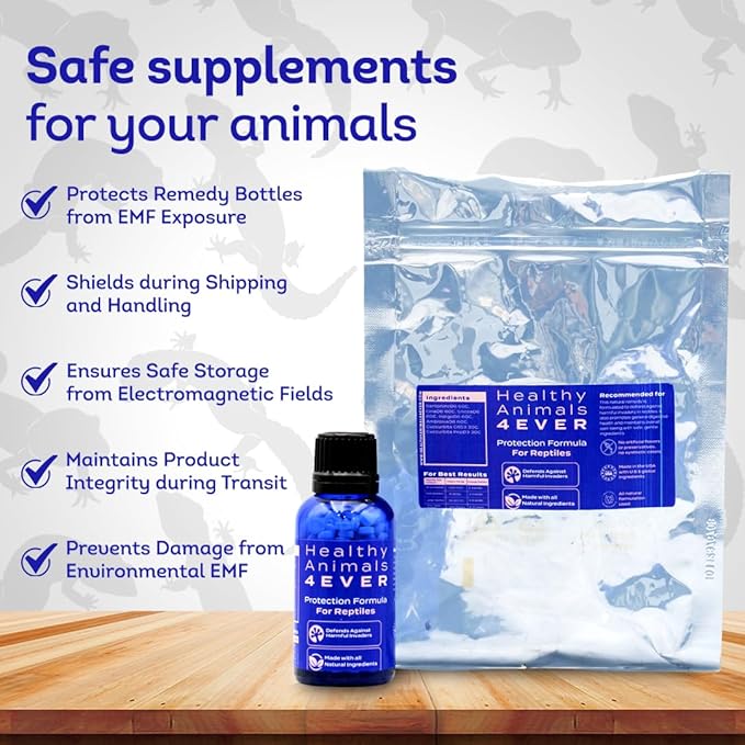 HealthyAnimals4Ever HA4E - Reptile Protection Formula - Defends Against Internal & External Health Threats - Supports Digestive Health & Vitality - Safe, Gentle Care - 300 Tablets