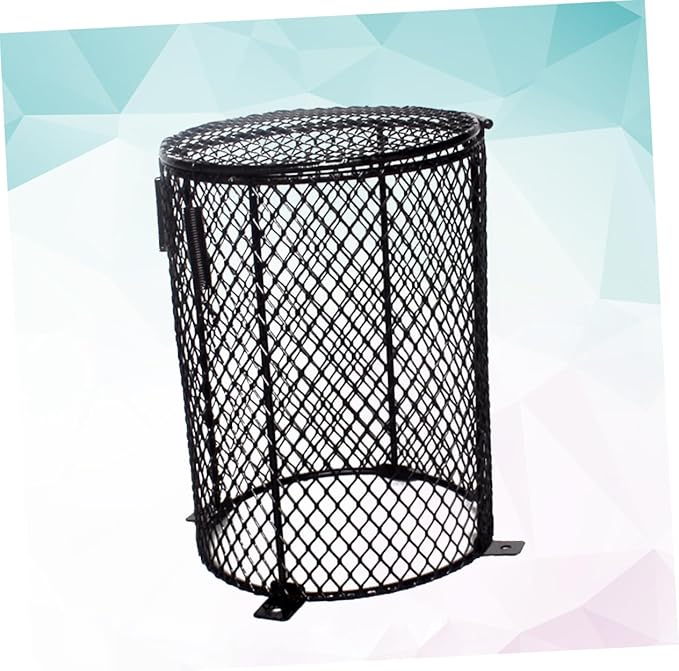 Totority Scalding Lampshade for Reptiles Reptile Light Heater Guard Pet Care Lampshade Sturdy Material Heat Lamp Shade for Enclosure
