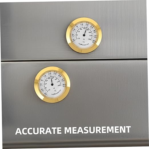 LIOOBO 2Pcs Mini Temperature and Humidity Monitor Accurate Indoor Hygrometer for Guitar Cases Reptile Terrariums Kitchen and Greenhouse Use High Precision Sensor for Real