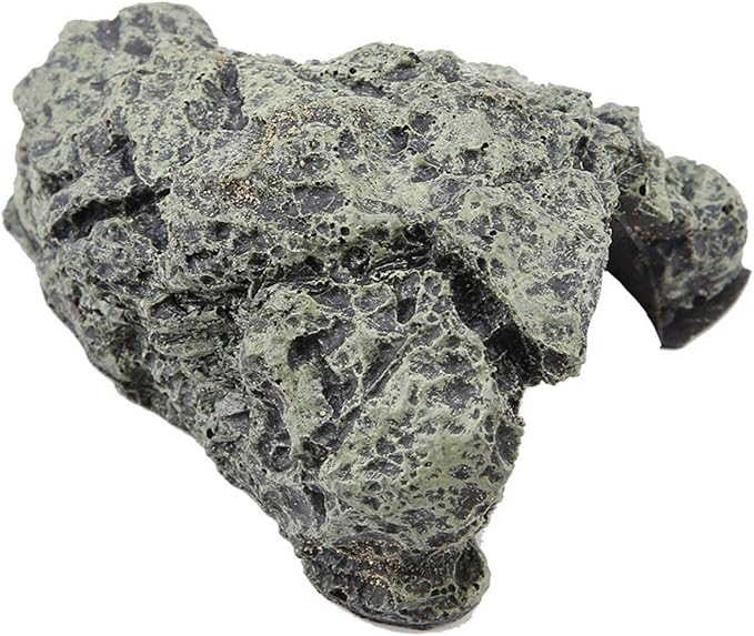 KUIDAMOS Reptile Rock Hide Cave reptile hides and caves Reptile Hiding Habitats Cave, Ideal tortuguero for Small Lizards, Frogs, Turtles, Frogs, Snakes(S) Terrariums
