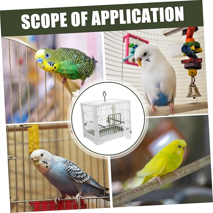 Totority Foldable Portable Bird Cage for Parrots and Small Birds Travel Carrier with Ventilation for Parakeets Easy to Clean and Transport Versatile Villa Cage
