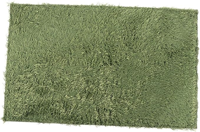 Mikikit Lifelike Fake Lawn Reptile Carpet Mat for Terrarium Bedding Comfortable and Breathable Pet Cushion for Tortoises Lizards and Other Reptiles