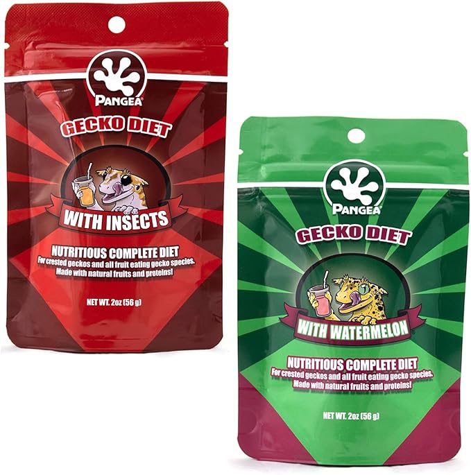Pangea Gecko Diet Fruit & Watermelon Bundle - 2oz Fruit & Insects and Watermelon