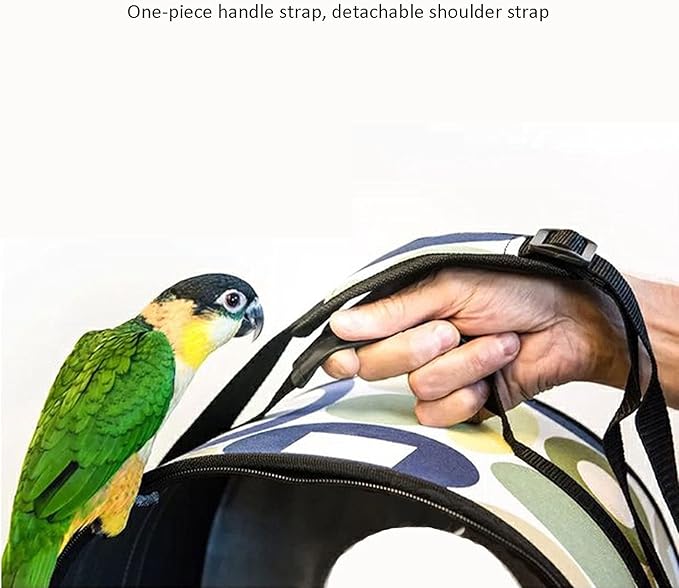 The Birdcage Bird Carrier Bird Carrier Portable Bird Perch Bird Travel Cage Lightweight Bird Carrier Backpack Bird Outdoor Travel Products Parakeet Cage