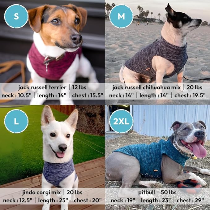 Gooby Zip Up Fleece Dog Sweater - Gray Wash, Small - Warm Pullover Fleece Step-in Dog Jacket with Dual D Ring Leash - Winter Small Dog Sweater - Dog Clothes for Small Dogs Boy and Medium Dogs
