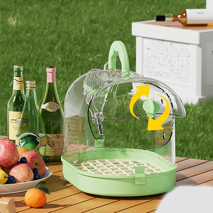Portable Carriers Parrots Carry Case Cage for Travel&Outdoor Safe Door Small Pet Accessories Outdoor Bag Portable Bird Cages for Parakeets