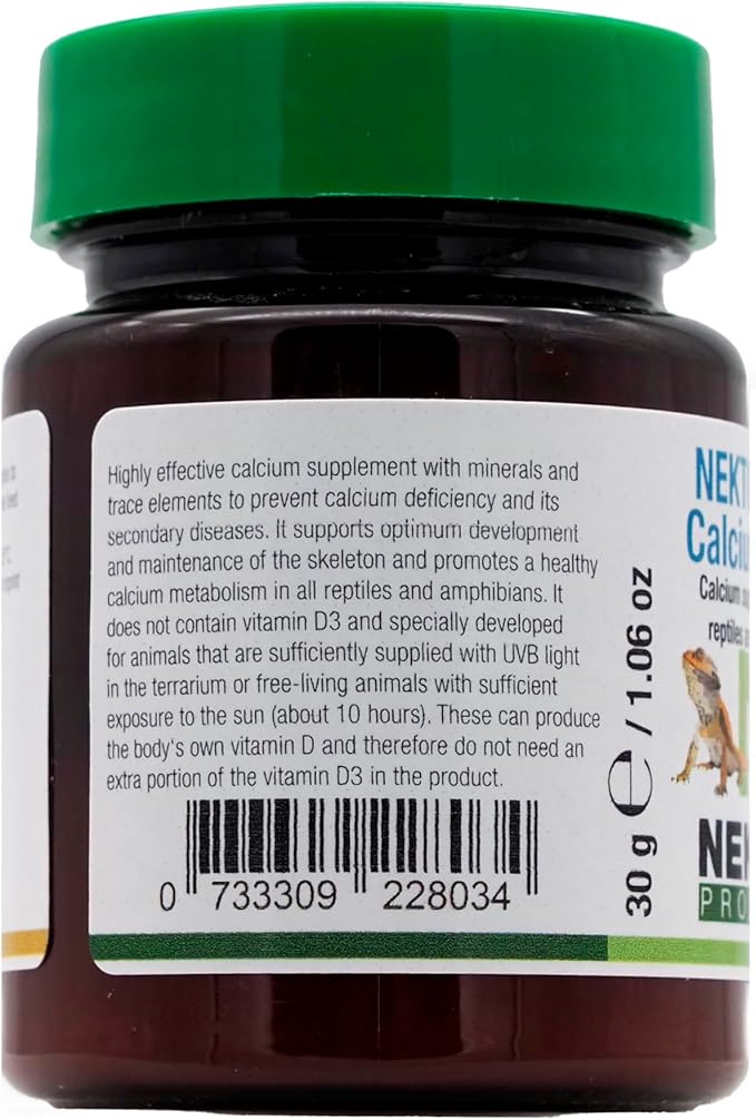 Nekton-Rep Calcium-Pur Pure Calcium for Reptiles and Amphibians,35g (1.24oz)