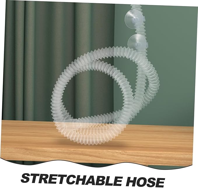 Happyyami Reptile Humidifier Parts Extension Tube Suction Cups Suitable for Glass Containers
