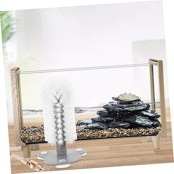 Abaodam Turtle Cleaning Brush Cup for Shell Mud Removal Multi-Functional Turtle Scratcher and Safe Material