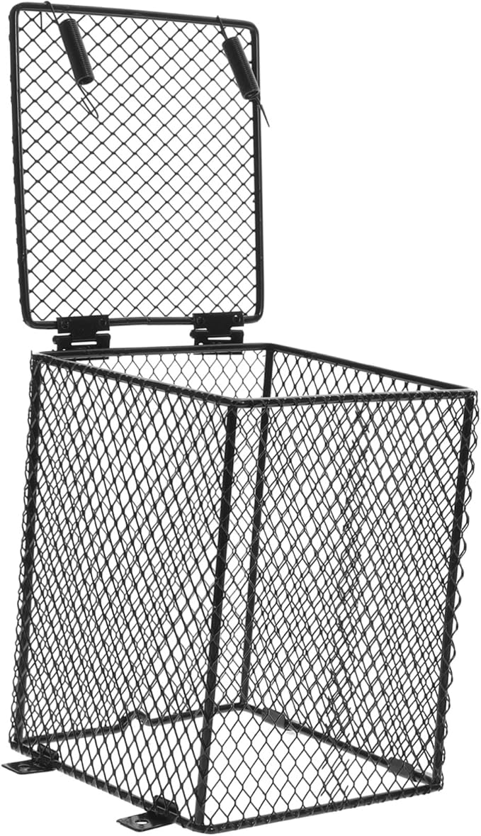 Toddmomy 2pcs Reptile Heat Lamp Mesh Cover Protective Shade for Crawler Tanks Easy to Install Efficient Heat Dissipation Scalding for Turtles Lizards Birds