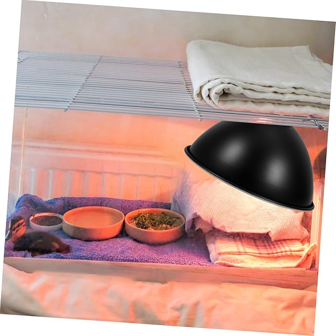 MAGICLULU Reptile Heat Lamp Cover Reflector Lampshade Insulated Design for Energy Efficiency Construction for Creating Environment for Reptiles