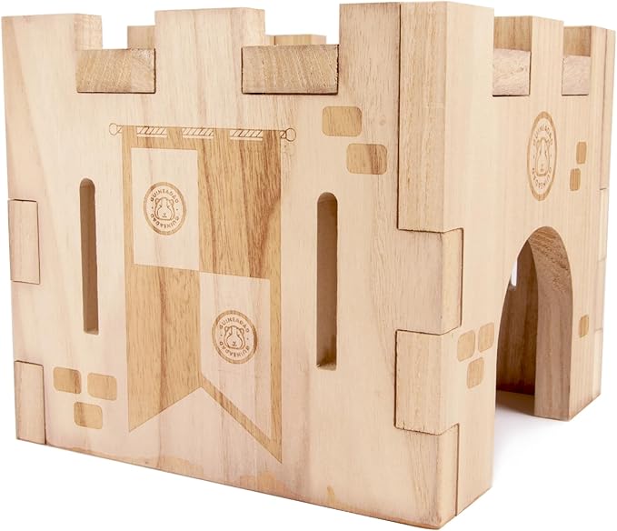 GuineaDad Guinea Pig Hideout & House – Wooden Hideaway Bed, Hut & Furniture for Small Pets | Cozy Guinea Pig Hidey with Natural Design & Accessorie