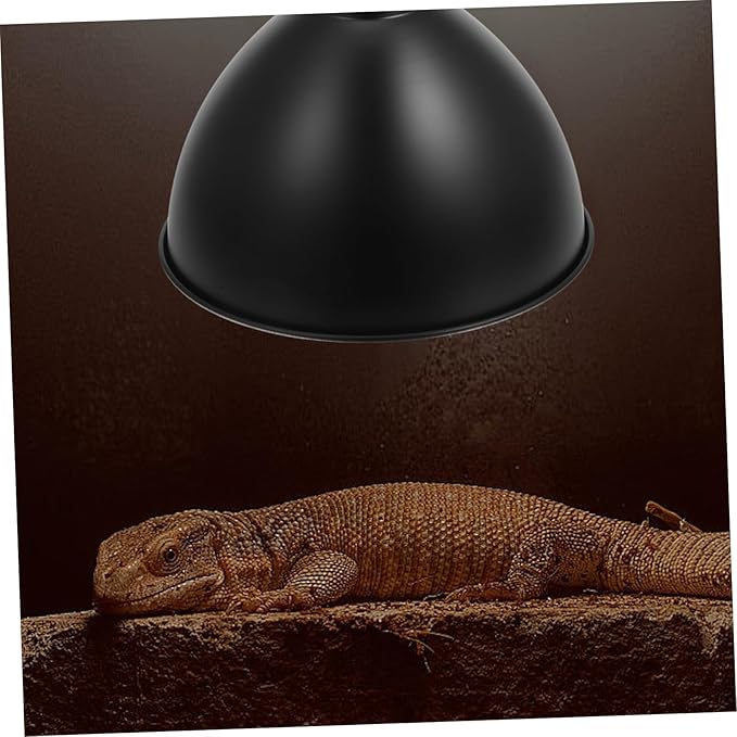 STOBAZA 3pcs Box Reptile Habitat Lighting Shade Reflective Cover for Reptile Heating Lamp Insulation Lamp Reflector for Pet Safety