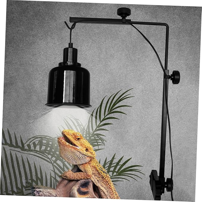BESPORTBLE Sturdy Bracket for Aquarium Lights Lamp Holder for Turtle Basking and Reptile Habitats Fade Multi-Scenario Use