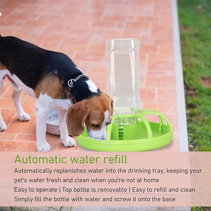 Reptile Water Dispenser Multipurpse Automatic Filling Tortoise Water Bowl for Tortoise Spider Lizard Gecko