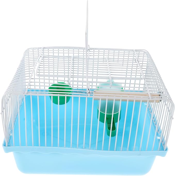 Lightweight Bird Carrier with Integrated Perch and Food Tray for Small Birds for Parakeets Lovebirds and Other Small Animals