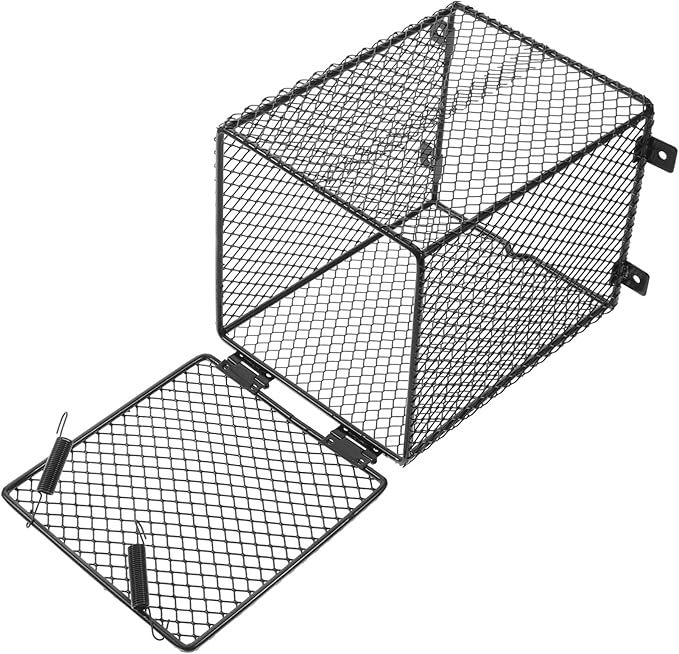 Reptile Lamp Cover Scalding Mesh Shade for Parrot Bird Cage Basking Easy Installation High-Temperature Reptile Accessory