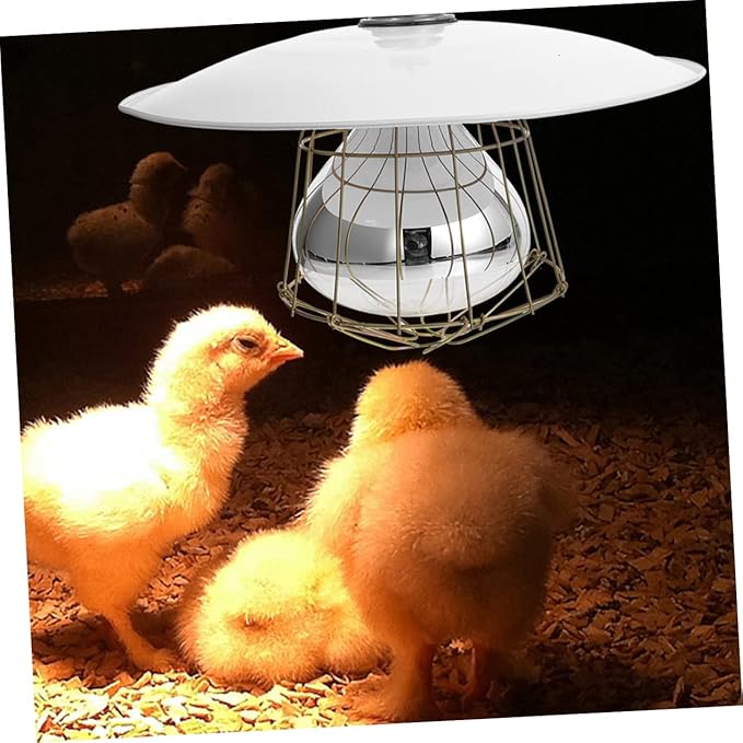 Abaodam Brooding Heat Preservation Lamp Pet Heating Lamp for Poultry Livestock Reptiles Easy to Install for Breeding Warmth