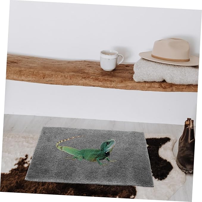 Happyyami 2pcs Reptile Terrarium Tank Snake Lizard Frog Tortoise Snake Bedding Pad