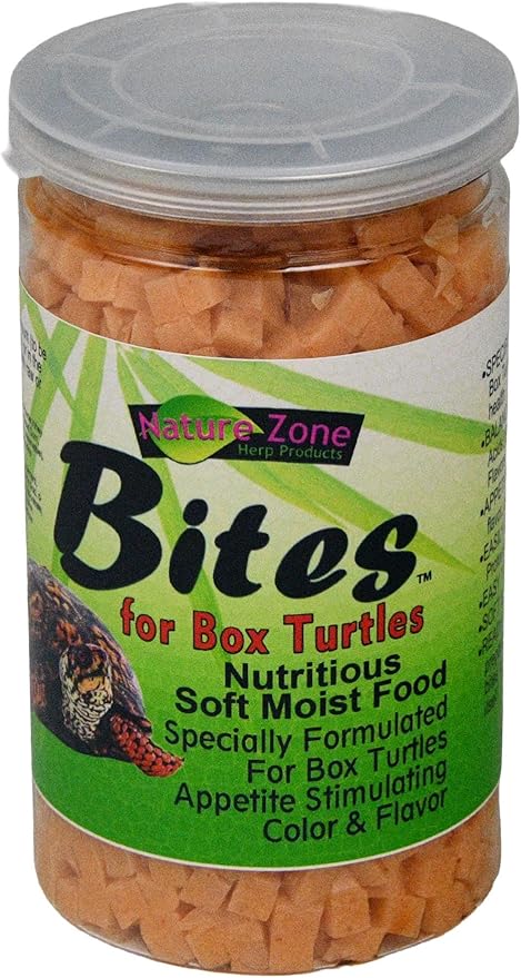 Nature Zone SNZ54601 Box Turtle Bites Soft Moist Food, 10-Ounce