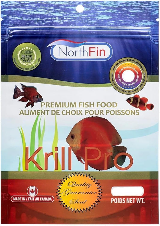 Northfin Fish Food Krill Formula Slow Sinking Pellets (3mm 1kg)