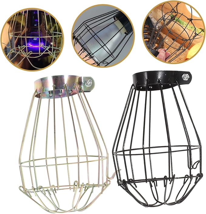 VICASKY Reptile Heat Lamp Mesh Cover Scalding Protection Shade for Basking Lights for Lamps Reptile Tanks and Terrariums