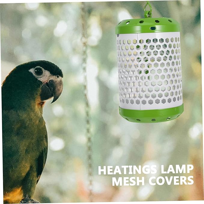Reptile Heat Lamp Guard Adjustable Ceramic Heat Basking Dome for Lizards Turtles Parrots Durable Antiscald Design for Optimal Heat Distribution Terrariums