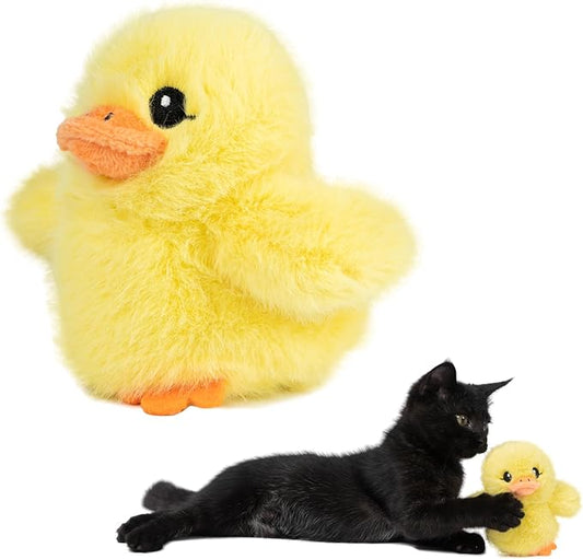 Best Pet Supplies Catify Interactive Flapping Cat Toy - Duckling, Yellow by BestPetSuppliesLLC