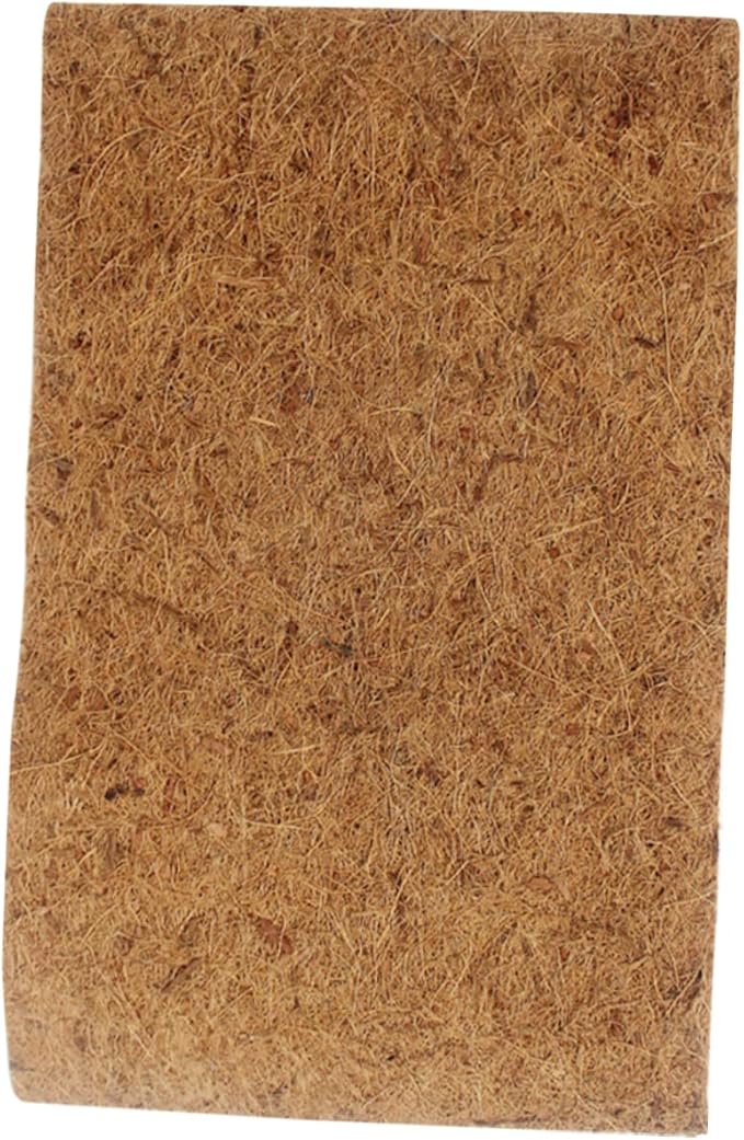 TOYANDONA Natural Coconut Fiber Reptile Carpet Mat for Terrarium Cozy Bedding Substrate for Lizards Snakes and Tortoises Reptile Tank Liner 1 Piece