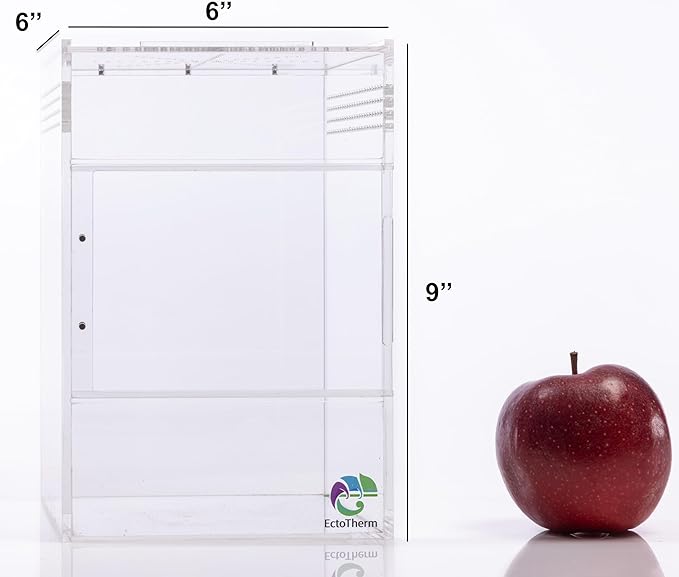 EctoTherm Jumping Spider Enclosure - for Habitat, Terrarium Kit and Arboreal Tarantula Enclosure