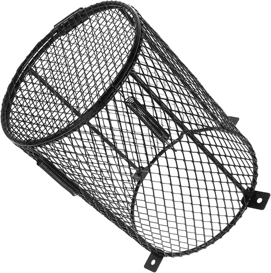 Cabilock Reptile Heat Lamp Shade Mesh Cover Heat Lamp Protector Cage for Pet Reptile Cage Accessories