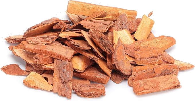 LIZEALUCKY Reptile Cork Bark Substrate Bedding, Box Bedding Pine Bark Granule Bedding, Reptile Breeding Bedding Habitat Decor for Tortoises Lizards (Large granules 250g)