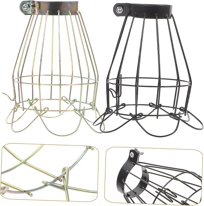 BESPORTBLE 2pcs High Strength Scalding Heat Lamp Guard Reptile Box Lamp Cover Heat Dissipation Mesh
