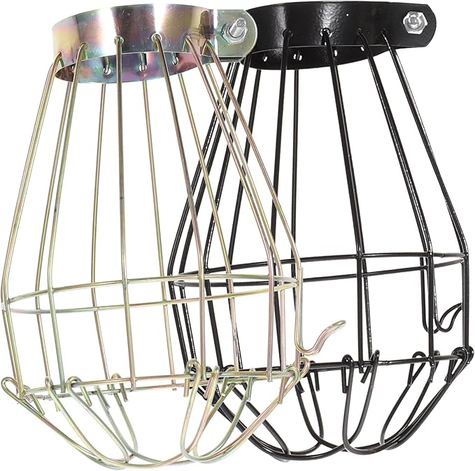 Housoutil Reptile Heat Lamp Mesh Cover Scalding for Pet Tanks Insulation Shade for Climbing Accessory for Reptile Care