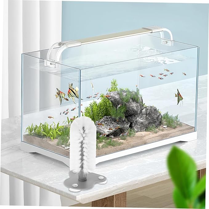 GALPADA Turtle Shell Cleaning Brush with Suction Cup Safe Turtle Scratcher Massager for Mud Removal and Aquarium Use Secure Suction for Comfortable Cleaning Experience
